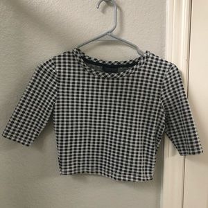 Top shop cropped top size xs